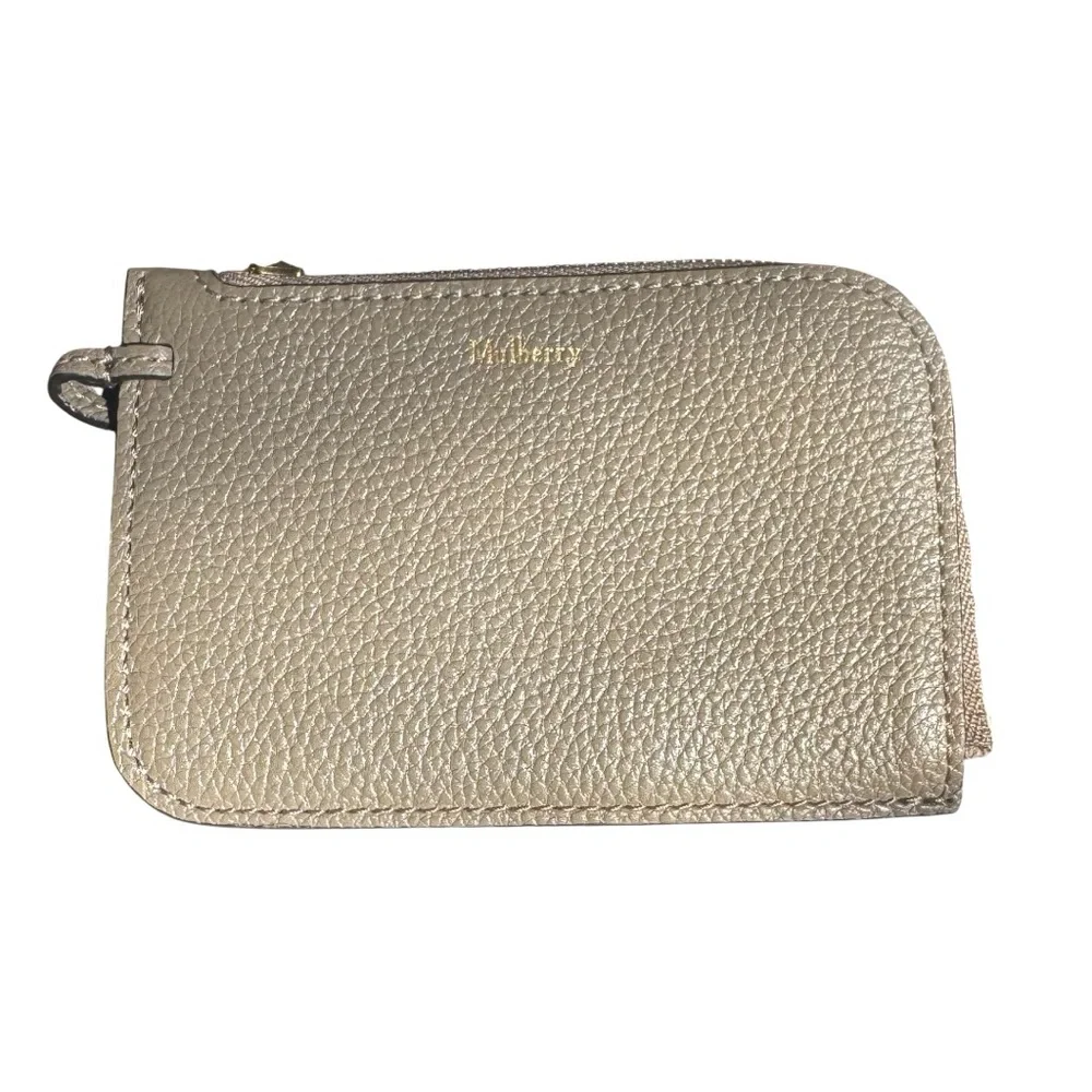 Mulberry Gray Pebbled Grain Leather Small Abbey Bucket Shoulder Bag - Picture 11 of 16